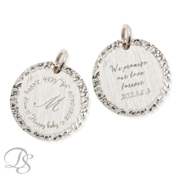 コインペンダント シルバー シルバー925 ネックレス トップ コインネックレス M ペンダントトッ...