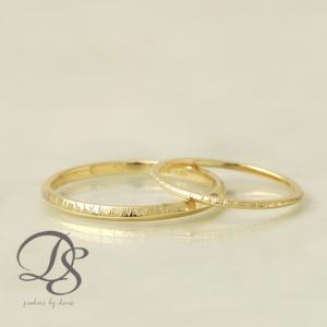 K18 ゴールド ペアリング 2本セット シノギ レディース メンズ 結婚指輪 マリッジリング プレゼント 1012b ギフト プレゼント｜devas
