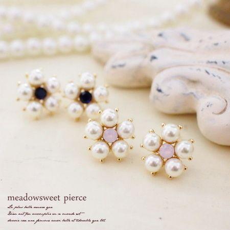 艶めくメドウスイートピアス〜meadowsweet〜