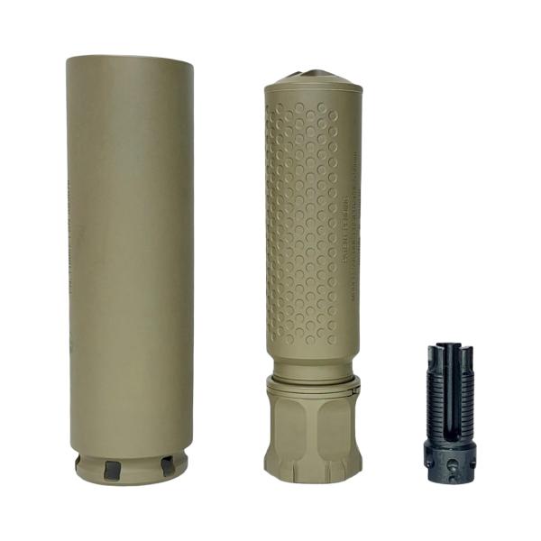 FCW KAC QDC / CRS-PRTタイプ 5.56 サプレッサー シュラウド付き (トレーサ...