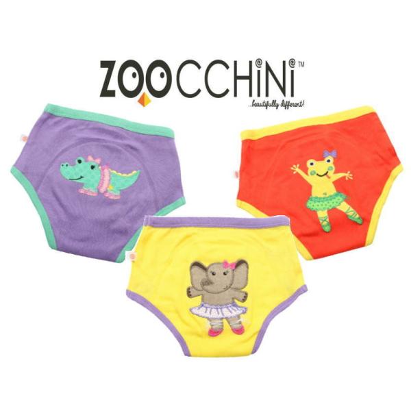 ズーキーニ ズッキーニ 女児 トレーニングパ ンツ3枚組 バレリーナ オーガニ ックコットン 04