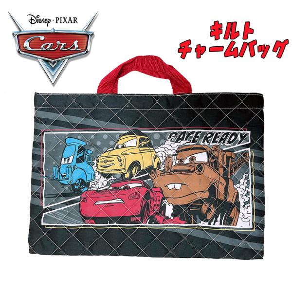 Disney PIXAR ディズニー・ピクサー カーズ マックイーン 仲間 キルト チャームバッグ ...