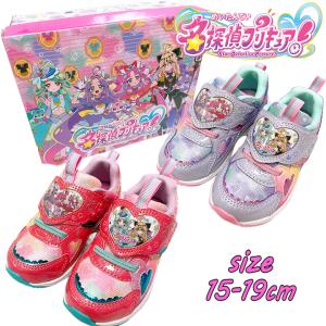 名探偵プリキュア！ スニーカー キラキラ マジックテープ 軽量 運動靴 04