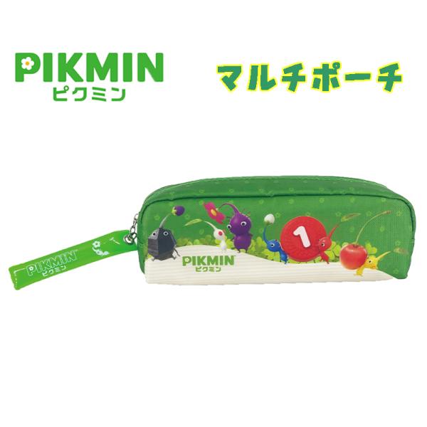 ピクミン マルチポーチ ペンポーチ 筆箱 グリーン 子供用 キッズ ジュニア キャラクター 03