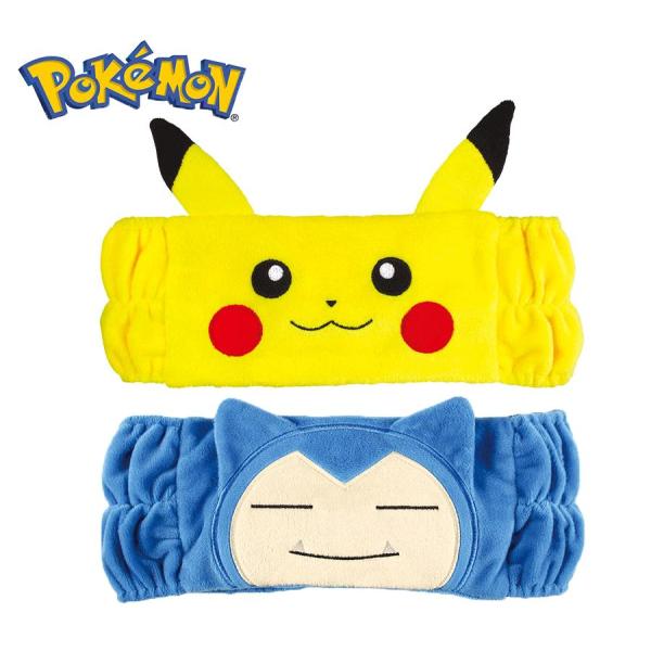 ポケットモンスター ピカチュウ カビゴン ポケモン フェイス ヘアバンド アップ ヘアーバンド キャ...