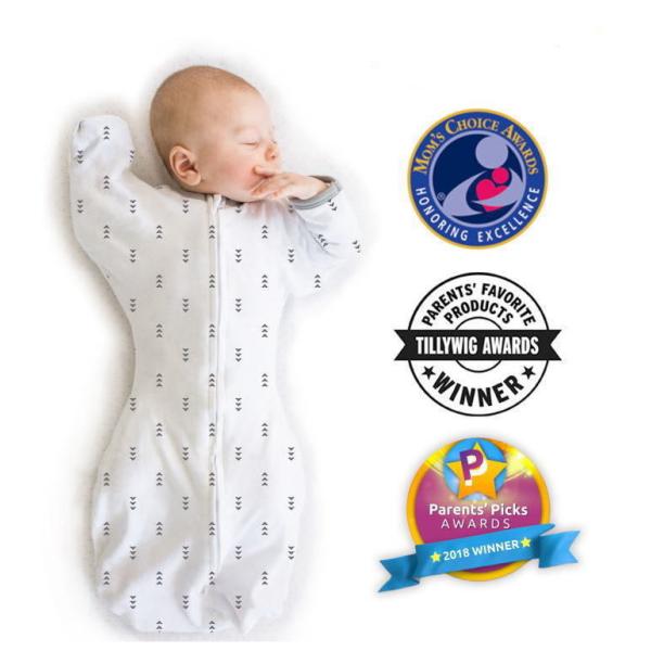 スワドルサック コットン使用 おくるみ (タイニーアロー) 新生児 ベビー用品 送料無料