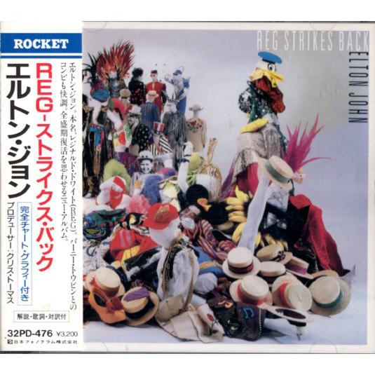◆CD/帯付き◆Elton John「Reg Strikes Back」32PD-476