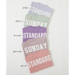 子供服 バックロゴプリント 半袖ワンピースキッ...の詳細画像2
