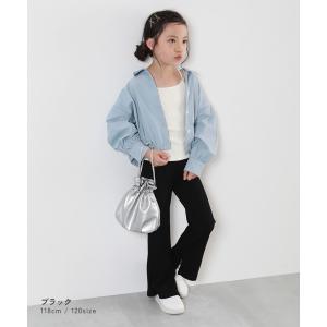 ウエストゴム ロングパンツ 長ズボン ボトムス...の詳細画像5