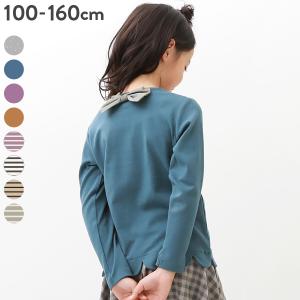 【アウトレットSALE /返品不可】子供服 スカラップ長袖Tシャツ キッズ ベビー 女の子 長袖Tシャツ ロンT トップス 長袖 devirock デビロック