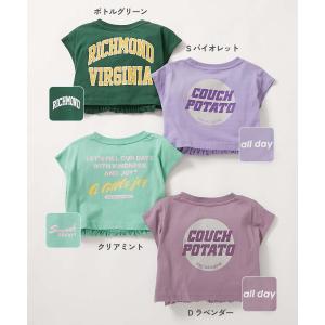 ロゴ 半袖ワンピース ワンピース 後ろ姿もかわ...の詳細画像2