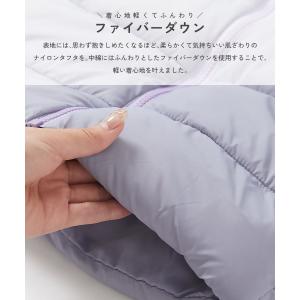ダウンジャケット キッズ 洗える ファイバーダ...の詳細画像4