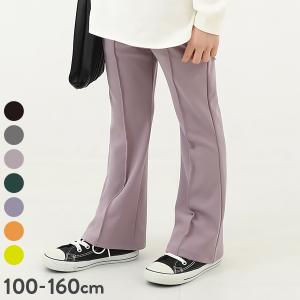 パンツ キッズ フレアパンツ ピンタック ガールズ 子供服 女の子 長ズボン ボトムス ロングパンツ デビロック devirock