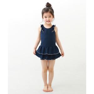 UVカット 女児 セパレート型 フリルスクール...の詳細画像2