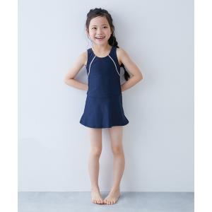 UVカット 女児 セパレート型 フリルスクール...の詳細画像5
