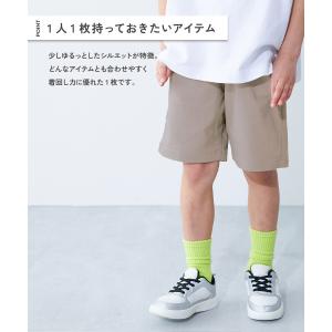 半ズボン 短パン 無地 ウエストゴム ショート...の詳細画像3