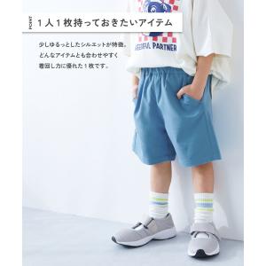 半ズボン 短パン 無地 ウエストゴム ショート...の詳細画像4
