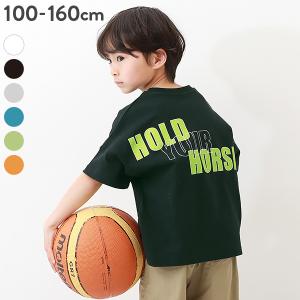 子供服 バックロゴプリント 半袖Tシャツ VIVIDキッズ 男の子 女の子 トップス 半袖Tシャツ Tシャツ デビロック devirock｜devirockstore