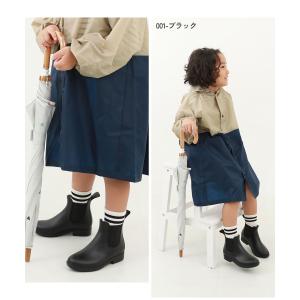 レインブーツ 雨具 シューズ 靴 サイドゴア ...の詳細画像5