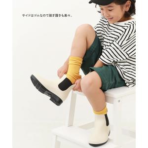 レインブーツ 雨具 シューズ 靴 サイドゴア ...の詳細画像2