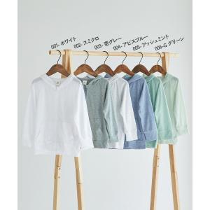 ジップパーカー パーカー トップス UVカット...の詳細画像1