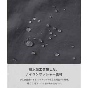 ナイロンジャケット アウター ジャケット 水は...の詳細画像3