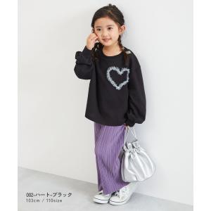 ロンT トップス えらべるチュールモチーフ 長...の詳細画像4