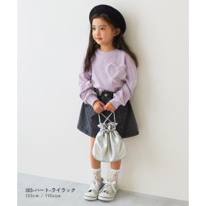 ロンT トップス えらべるチュールモチーフ 長...の詳細画像5