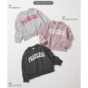 トレーナー キッズ スウェット デビラボ ガー...の詳細画像1
