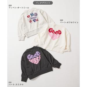 トレーナー キッズ スウェット デビラボ ガー...の詳細画像3