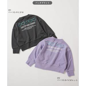トレーナー キッズ スウェット デビラボ ガー...の詳細画像4