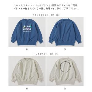 トレーナー キッズ スウェット デビラボ BI...の詳細画像5