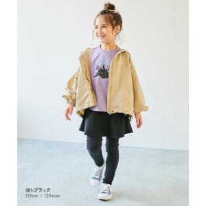 通園 通学 レギンス付き ウエストゴム 【両側...の詳細画像4