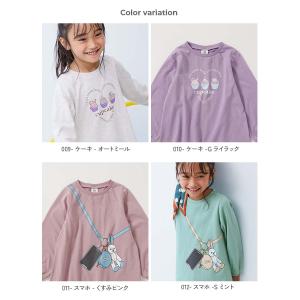 ロンT トップス 綿100% デビラボ プリン...の詳細画像3