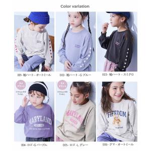 ロンT トップス 綿100% デビラボ ガール...の詳細画像1