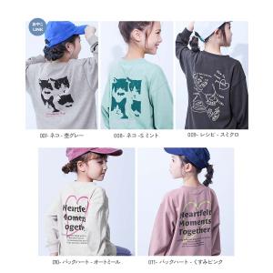 ロンT トップス 綿100% デビラボ ガール...の詳細画像2