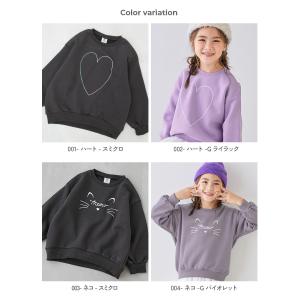 トレーナー トップス デビラボ ガールズ プリ...の詳細画像1