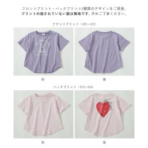 プリント ロゴ コットン Tシャツ トップス ...の詳細画像5