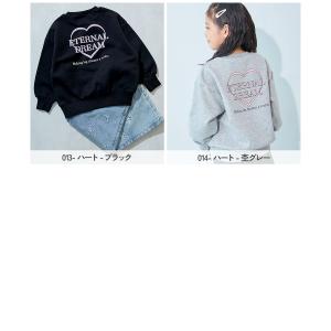 ハート ロゴ オーバーサイズ トップス デビラ...の詳細画像4