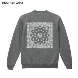 クルーネックスウェット 裏起毛 ペイズリー バ...の詳細画像4