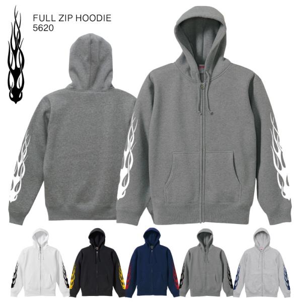 zipパーカー 裏起毛 イグニス 袖プリント トップス ジップアップ メンズカジュアル ストリート ...