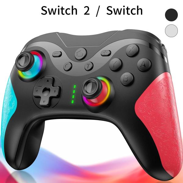 Nintendo Switch 2 / Switch  コントローラー RGBライト 背面ボタン 連...