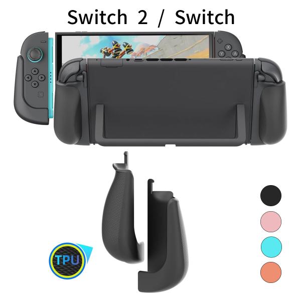 Nintendo Switch2用 スプリットグリップ 左右独立 エルゴノミックハンドル ドック対応...