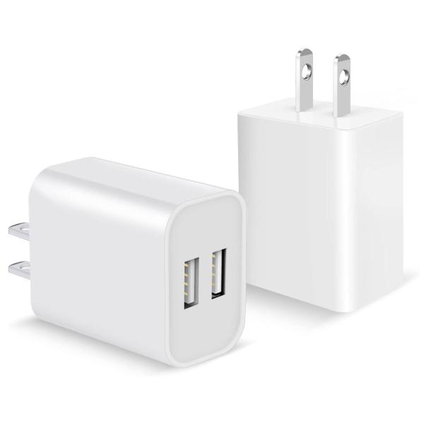 2個セット急速充電器｜12W｜USB-A2ポート｜PSE認証｜iPhoneiPadAndroid対応