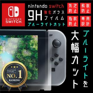 Nintendo Switch ニンテンドースイッチ 9H ブルーライトカット ガラスフィルム 強化ガラスフィルム ガラス保護フィルム