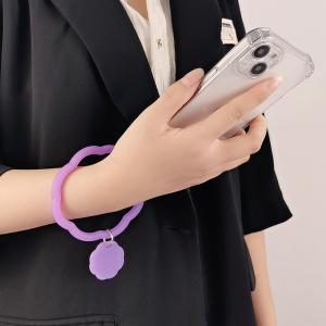 スマホ シリコンラップ バングル ストラップ ...の詳細画像1