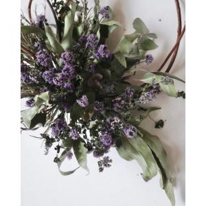 ナチュラルドライフラワー リース フラワーギフトの詳細画像1