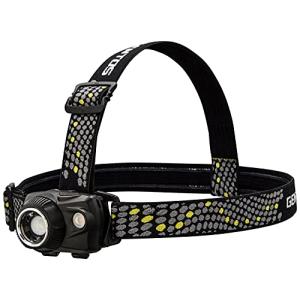 GENTOS(ジェントス) LED ヘッドライト USB充電式 【明るさ600ルーメン/実用点灯2