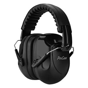 ProCase 大人用 防音イヤーマフ、遮音 調整可能なヘッドバンド付き 耳カバー 耳