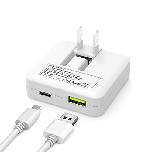 【新型USB-CとUSB -A両対応】USB充電器 Type-C PD20w&amp;&amp;QC3.0急速充電（...